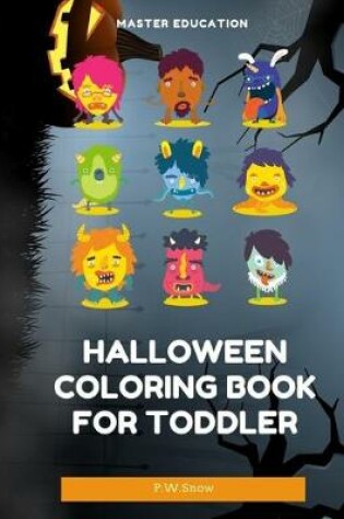 Cover of Halloween Coloring Book for Toddler