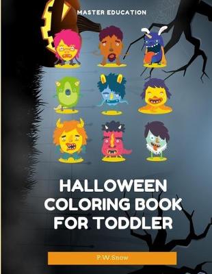 Book cover for Halloween Coloring Book for Toddler