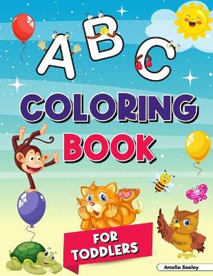 Book cover for Alphabet Coloring Book for Kids Ages 2-4