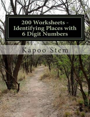 Cover of 200 Worksheets - Identifying Places with 6 Digit Numbers