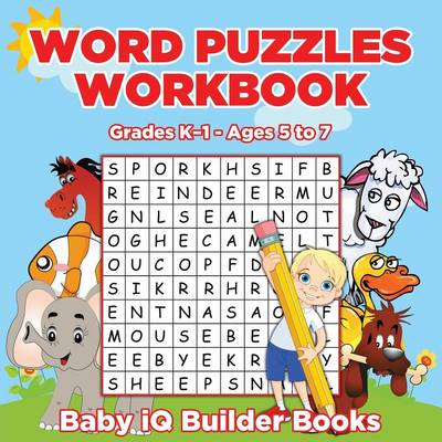 Book cover for Word Puzzles Workbook Grades K-1 - Ages 5 to 7