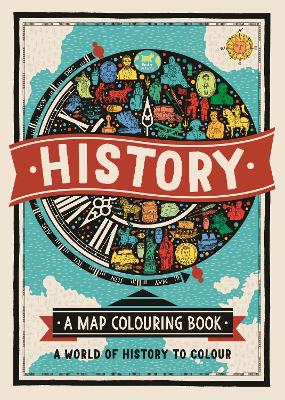 Book cover for History: A Map Colouring Book