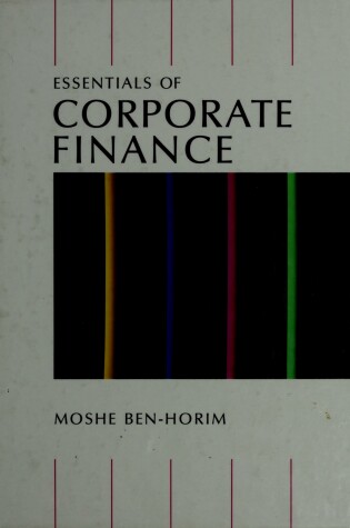 Cover of Essentials of Corporate Finance