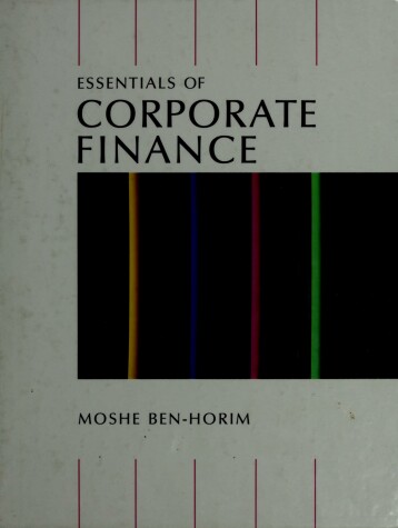 Book cover for Essentials of Corporate Finance