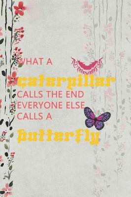 Book cover for What A Caterpillar Calls The End Everyone Else Calls A Butterfly