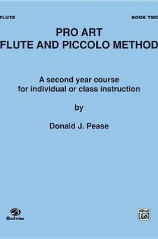 Cover of Pro Art Flute and Piccolo Method, Book II