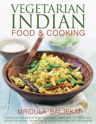 Book cover for Vegetarian Indian Food and Cooking