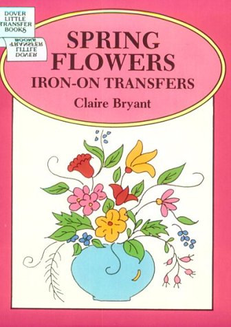 Book cover for Spring Flowers Iron-on Transfers