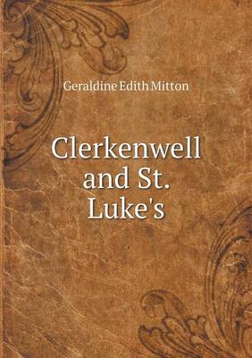 Book cover for Clerkenwell and St. Luke's