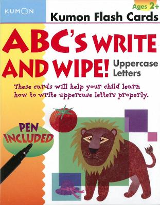 Book cover for Abcs Uppercase Write & Wipe