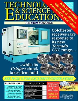 Book cover for Technology and Science in Education Magazine: Bloodhound Supersonic Car | Design Supplement | Iconic Design