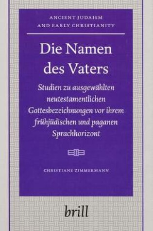 Cover of Die Namen Des Vaters