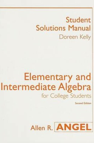 Cover of Student Solutions Manual