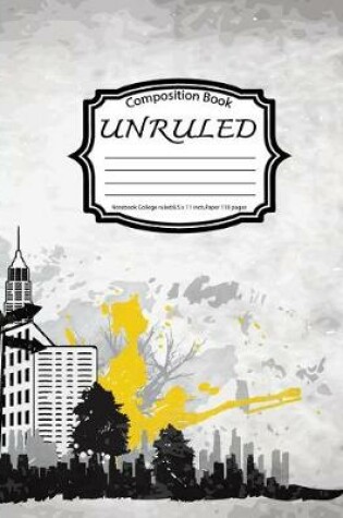 Cover of Unruled Composition Book