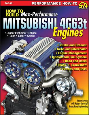 Book cover for How to Build Max Performance Mitsubishi 4G63t Engines