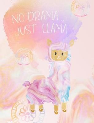 Book cover for No Drama Just Llama