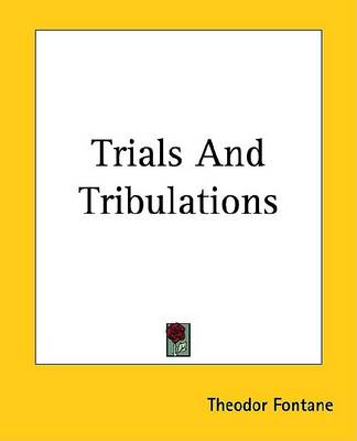 Book cover for Trials and Tribulations