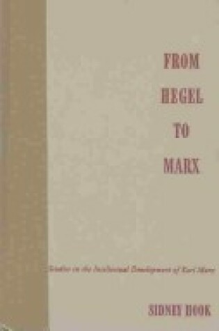 Cover of From Hegel to Marx