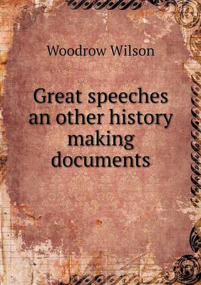 Book cover for Great speeches an other history making documents