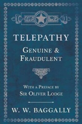 Cover of Telepathy - Genuine and Fraudulent - With a Preface by Sir Oliver Lodge