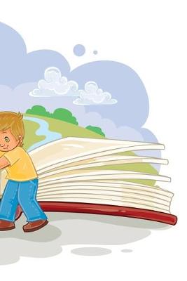 Book cover for Little Boys Turn Pages on Great Book - Blank Lined Notebook