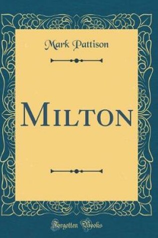 Cover of Milton (Classic Reprint)