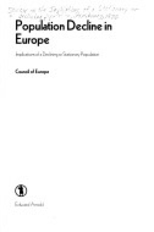 Cover of Population Decline in Europe