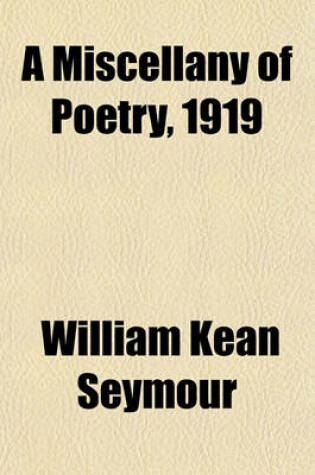 Cover of A Miscellany of Poetry, 1919