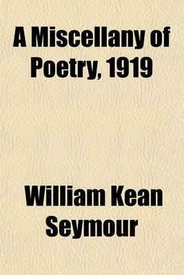 Book cover for A Miscellany of Poetry, 1919