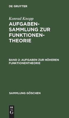 Book cover for Aufgaben Zur Hoeheren Funktionentheorie