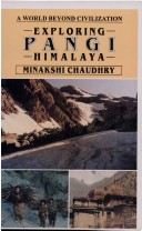 Book cover for Exploring Pangi Himalaya