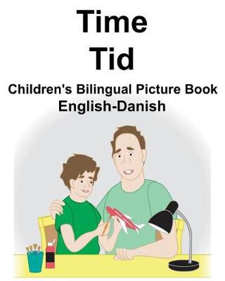 Book cover for English-Danish Time/Tid Children's Bilingual Picture Book