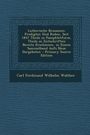 Cover of Lutherische Brosamen