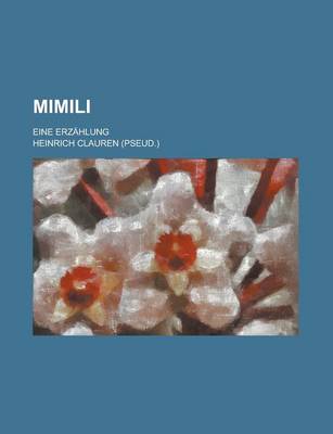 Book cover for MIMILI; Eine Erzahlung
