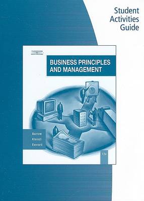 Book cover for Student Activity Guide for Burrow/Kleindl's Business Principles and Management, 12th