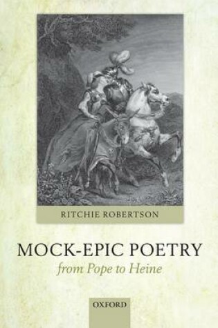 Cover of Mock-Epic Poetry from Pope to Heine