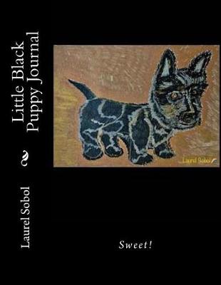 Book cover for Little Black Puppy Journal