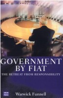 Book cover for Government by Fiat