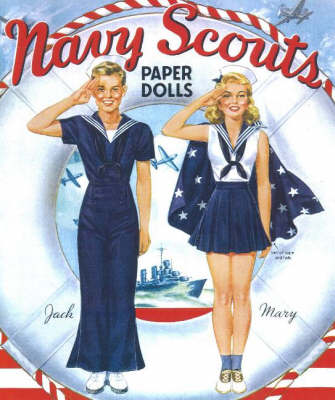 Book cover for Navy Scouts Paper Dolls