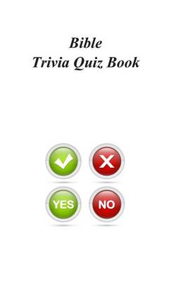 Book cover for Bible Trivia Quiz Book