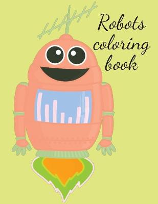 Book cover for Robots coloring book