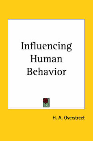 Cover of Influencing Human Behavior (1925)