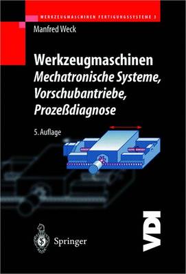 Cover of Werkzeugmaschinen - Mechatronische Systeme