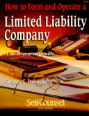 Book cover for How to Form and Operate a Limited Liability Company