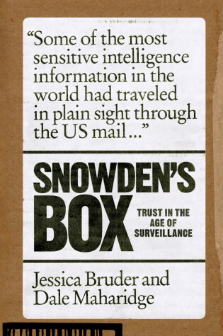 Cover of Snowden's Box