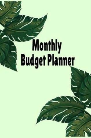 Cover of Monthly Budget Planner