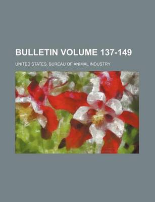 Book cover for Bulletin Volume 137-149