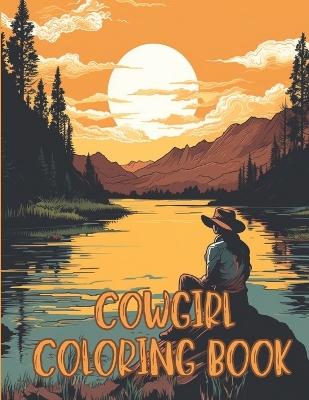 Book cover for Cowgirl Coloring Book