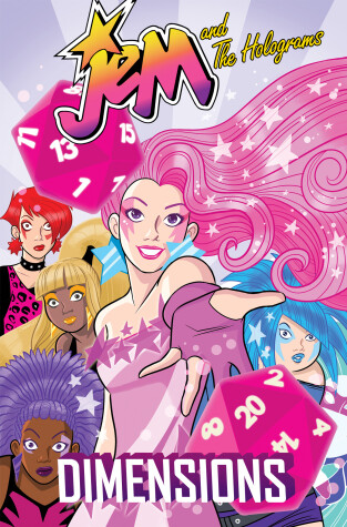 Book cover for Jem and the Holograms: Dimensions