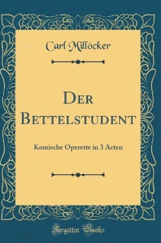 Cover of Der Bettelstudent